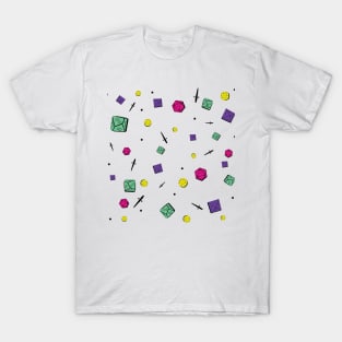 Dungeons & Dragons - 80s Dice Print T-Shirt